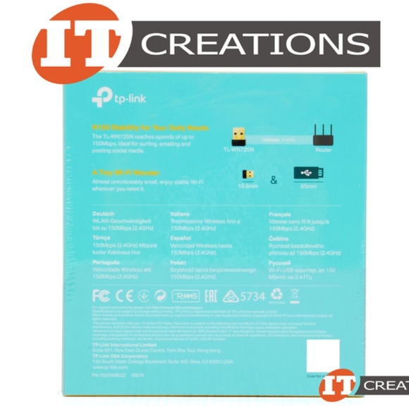 TP-link 150 Mbps Wireless N Nano USB Adapter - Picture 2 of 4